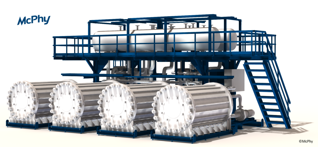 3,6 MW Elektrolyseur von McPhy namens McLyzer 800